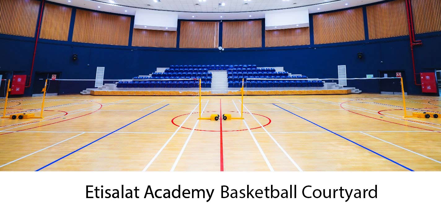 Etisalat Academy basketball courtyard